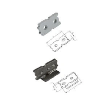 Anclaje de erección de dos orificios (con placa de cizallamiento)